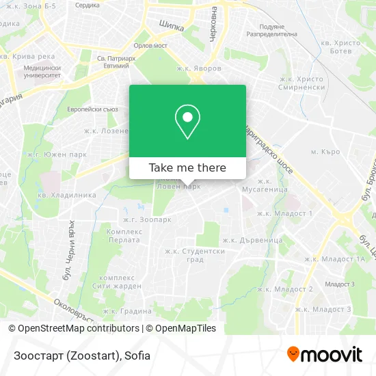 Карта Зоостарт (Zoostart)