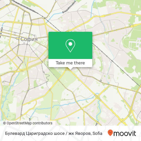 Булевард Цариградско шосе / жк Яворов map