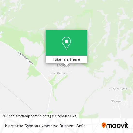 Карта Кметство Бухово (Kmetstvo Buhovo)