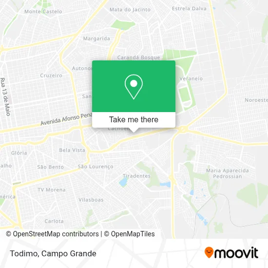 Todimo map