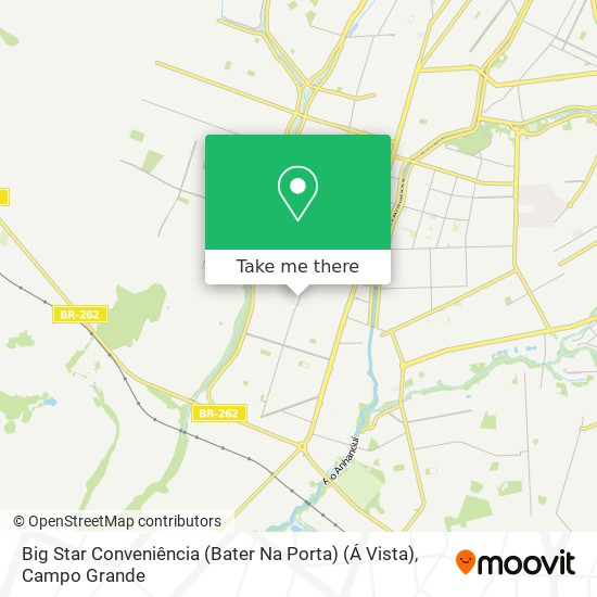 Mapa Big Star Conveniência (Bater Na Porta) (Á Vista)