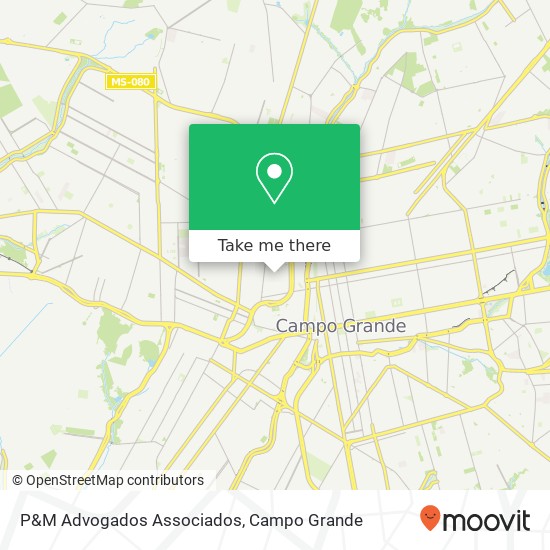 P&M Advogados Associados map