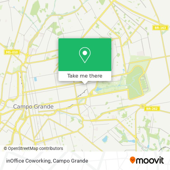 Mapa inOffice Coworking