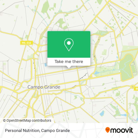 Mapa Personal Nutrition