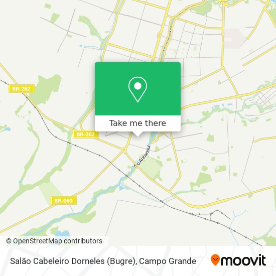 Mapa Salão Cabeleiro Dorneles (Bugre)