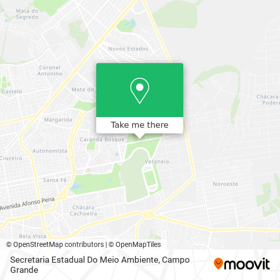 Secretaria Estadual Do Meio Ambiente map