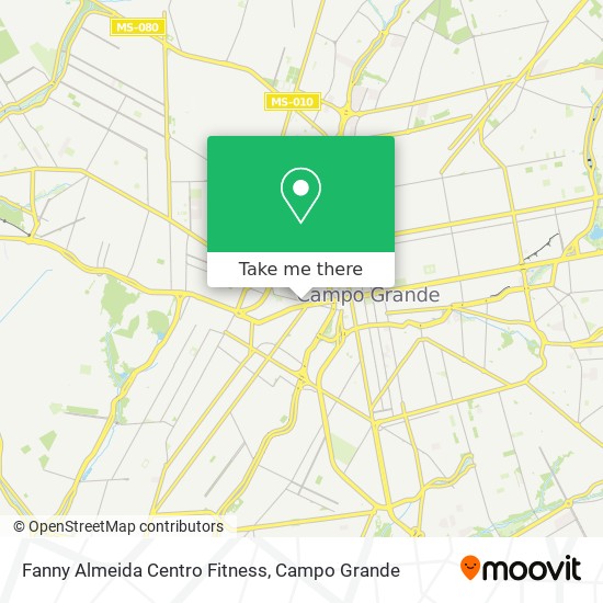 Mapa Fanny Almeida Centro Fitness