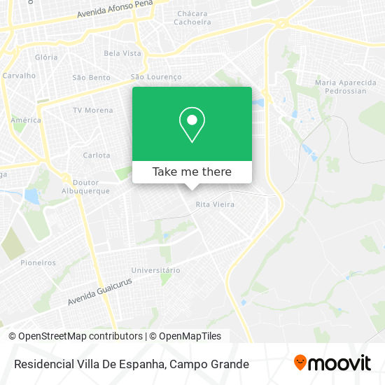 Residencial Villa De Espanha map