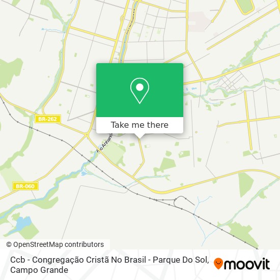 Mapa Ccb - Congregação Cristã No Brasil - Parque Do Sol