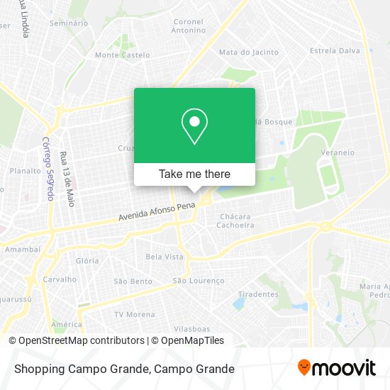 Mapa Shopping Campo Grande