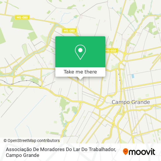 Associação De Moradores Do Lar Do Trabalhador map