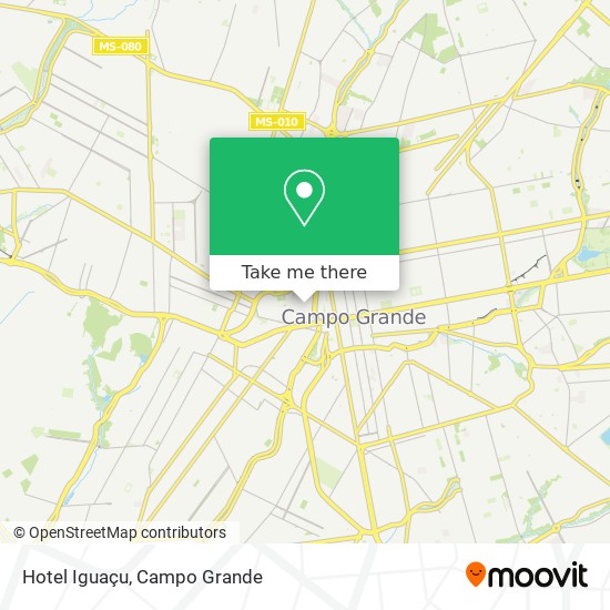 Hotel Iguaçu map