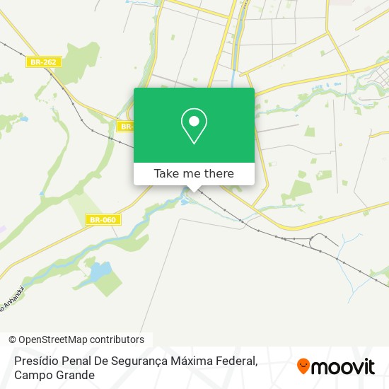 Presídio Penal De Segurança Máxima Federal map