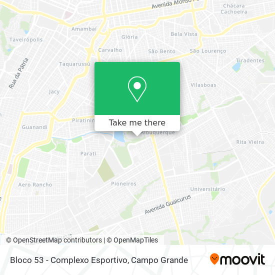 Mapa Bloco 53 - Complexo Esportivo