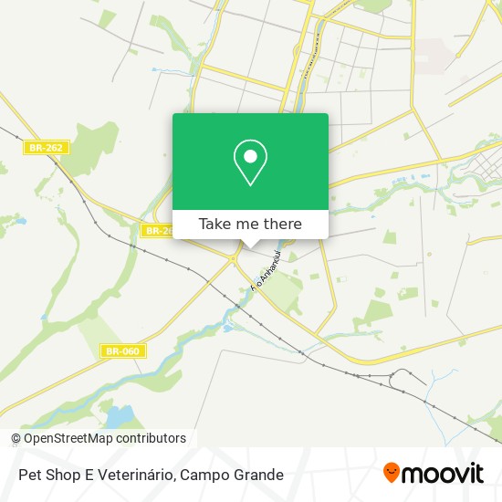 Pet Shop E Veterinário map