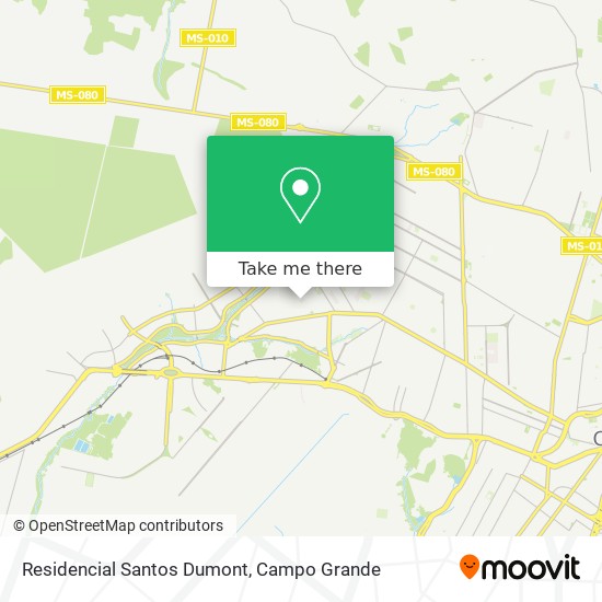 Residencial Santos Dumont map