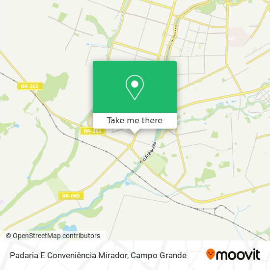 Padaria E Conveniência Mirador map