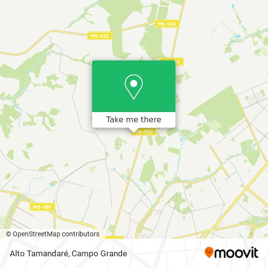 Mapa Alto Tamandaré