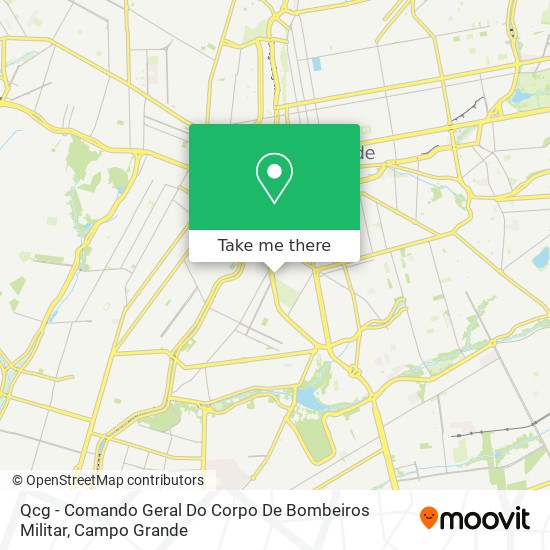 Qcg - Comando Geral Do Corpo De Bombeiros Militar map