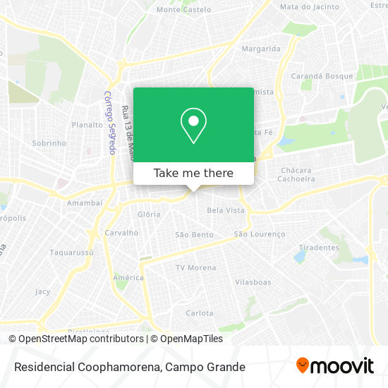 Residencial Coophamorena map