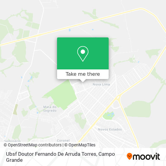 Mapa Ubsf Doutor Fernando De Arruda Torres