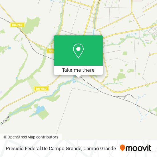 Presídio Federal De Campo Grande map