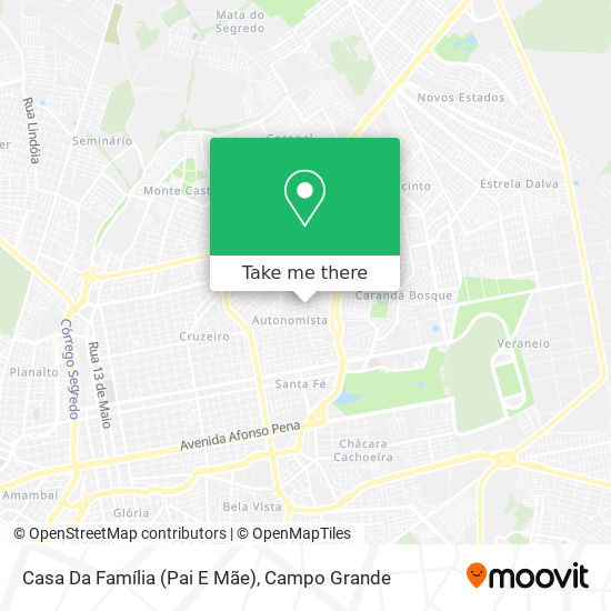 Casa Da Família (Pai E Mãe) map