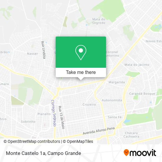 Monte Castelo 1a map