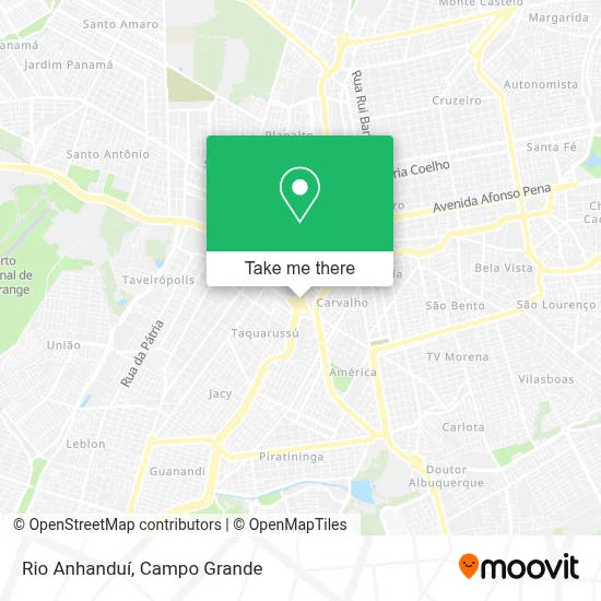 Rio Anhanduí map
