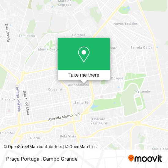 Mapa Praça Portugal