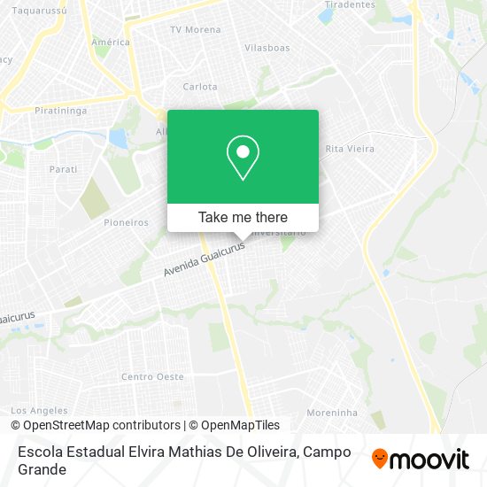 Escola Estadual Elvira Mathias De Oliveira map