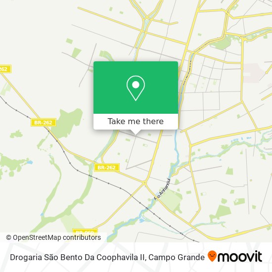 Mapa Drogaria São Bento Da Coophavila II