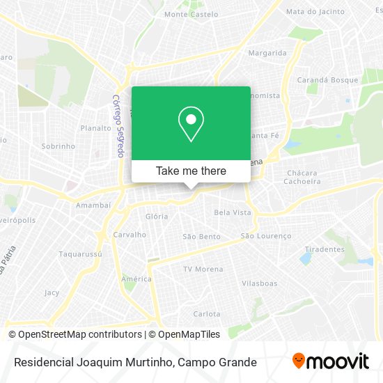 Residencial Joaquim Murtinho map