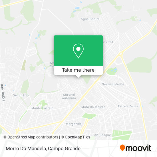 Mapa Morro Do Mandela