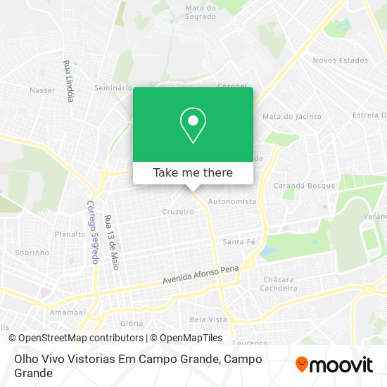 Mapa Olho Vivo Vistorias Em Campo Grande