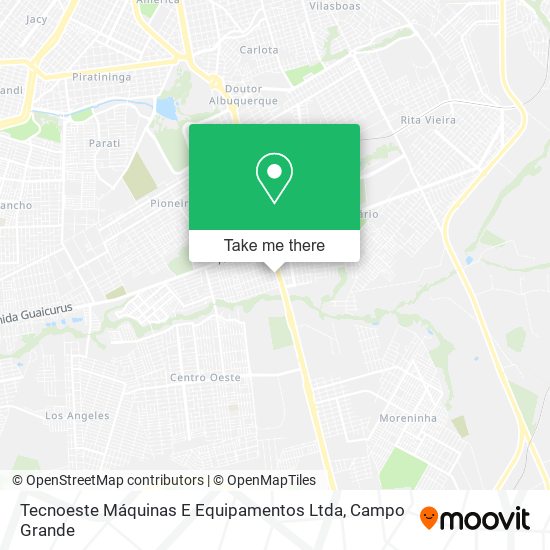 Mapa Tecnoeste Máquinas E Equipamentos Ltda