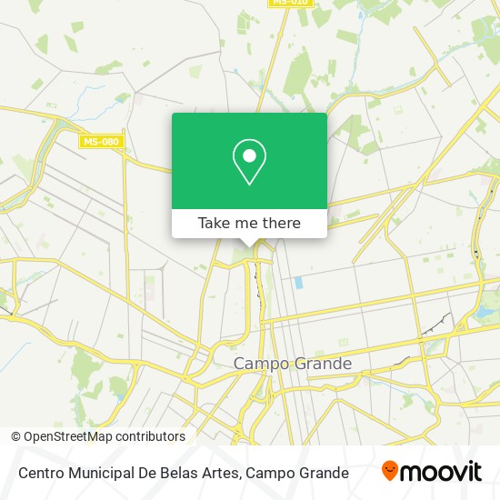 Mapa Centro Municipal De Belas Artes
