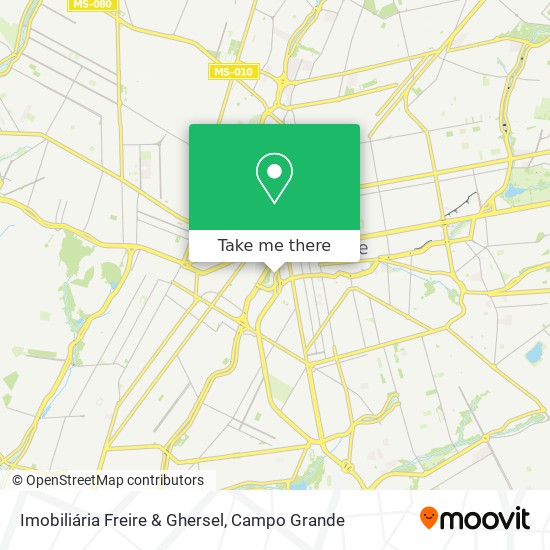 Mapa Imobiliária Freire & Ghersel