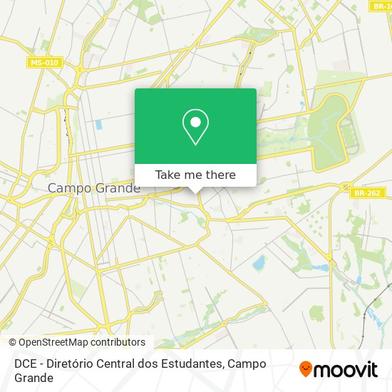 Mapa DCE - Diretório Central dos Estudantes