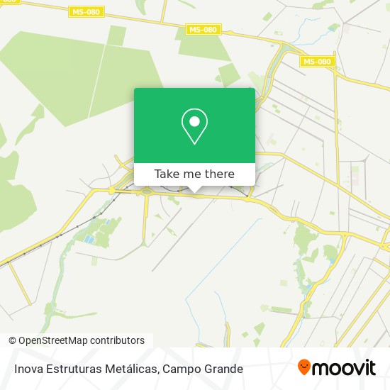 Inova Estruturas Metálicas map