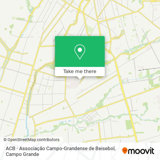 Mapa ACB - Associação Campo-Grandense de Beisebol