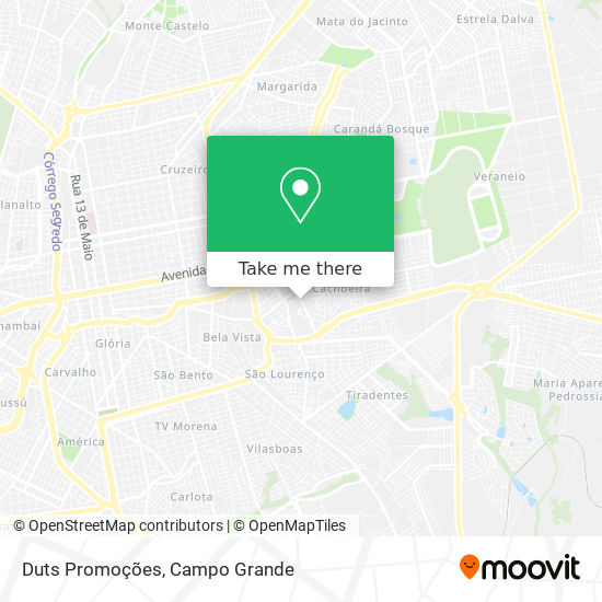 Mapa Duts Promoções