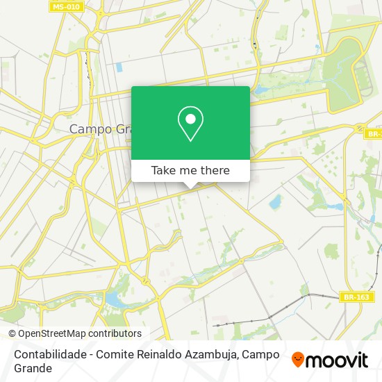 Contabilidade - Comite Reinaldo Azambuja map