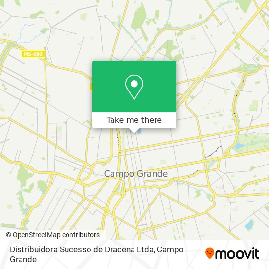 Distribuidora Sucesso de Dracena Ltda map