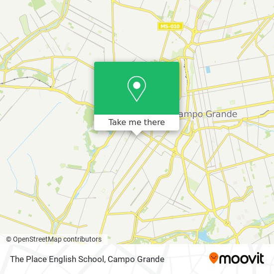 Mapa The Place English School