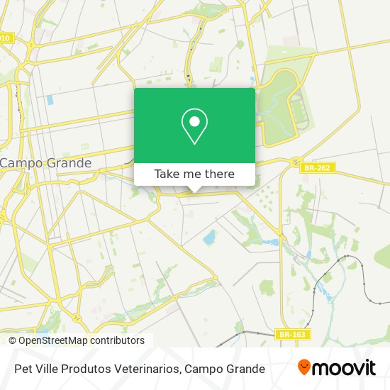 Mapa Pet Ville Produtos Veterinarios