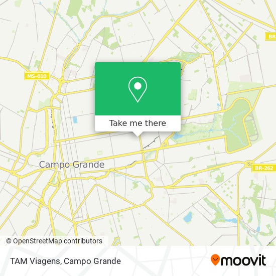 TAM Viagens map