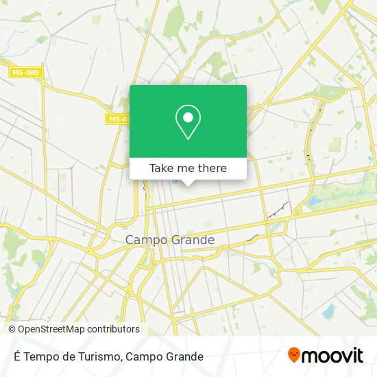 É Tempo de Turismo map