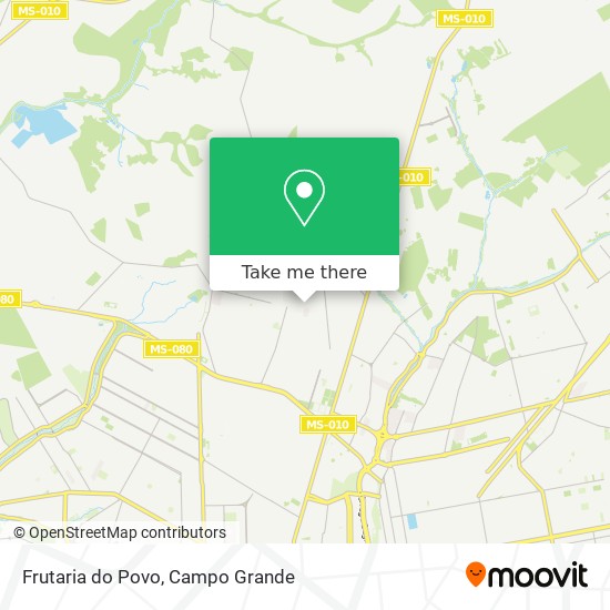 Frutaria do Povo map