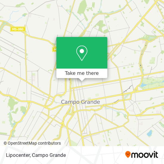 Mapa Lipocenter